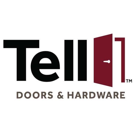 TELL Tell Pro Line Grade 1 Surface Vertical Rod Exit Device, Fits 28 to 36 Door, AL Aluminum Finish ED736-VR-AL
